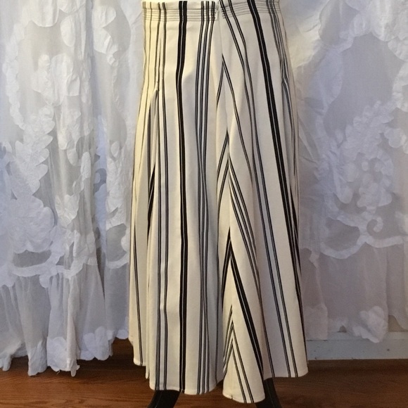 Striped A line Vintage skirt NWOT Retro - Picture 5 of 7